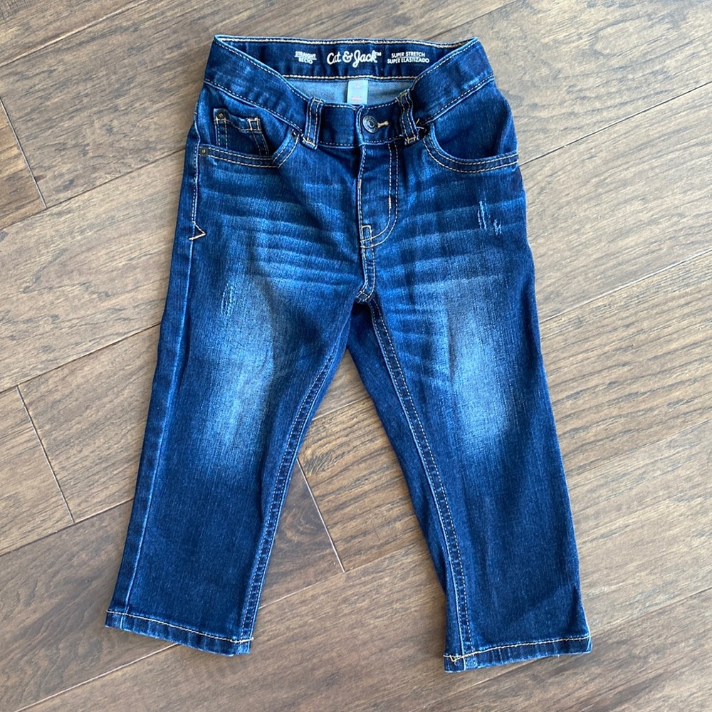 Cat & Jack Super Stretch Straight Jeans 2T